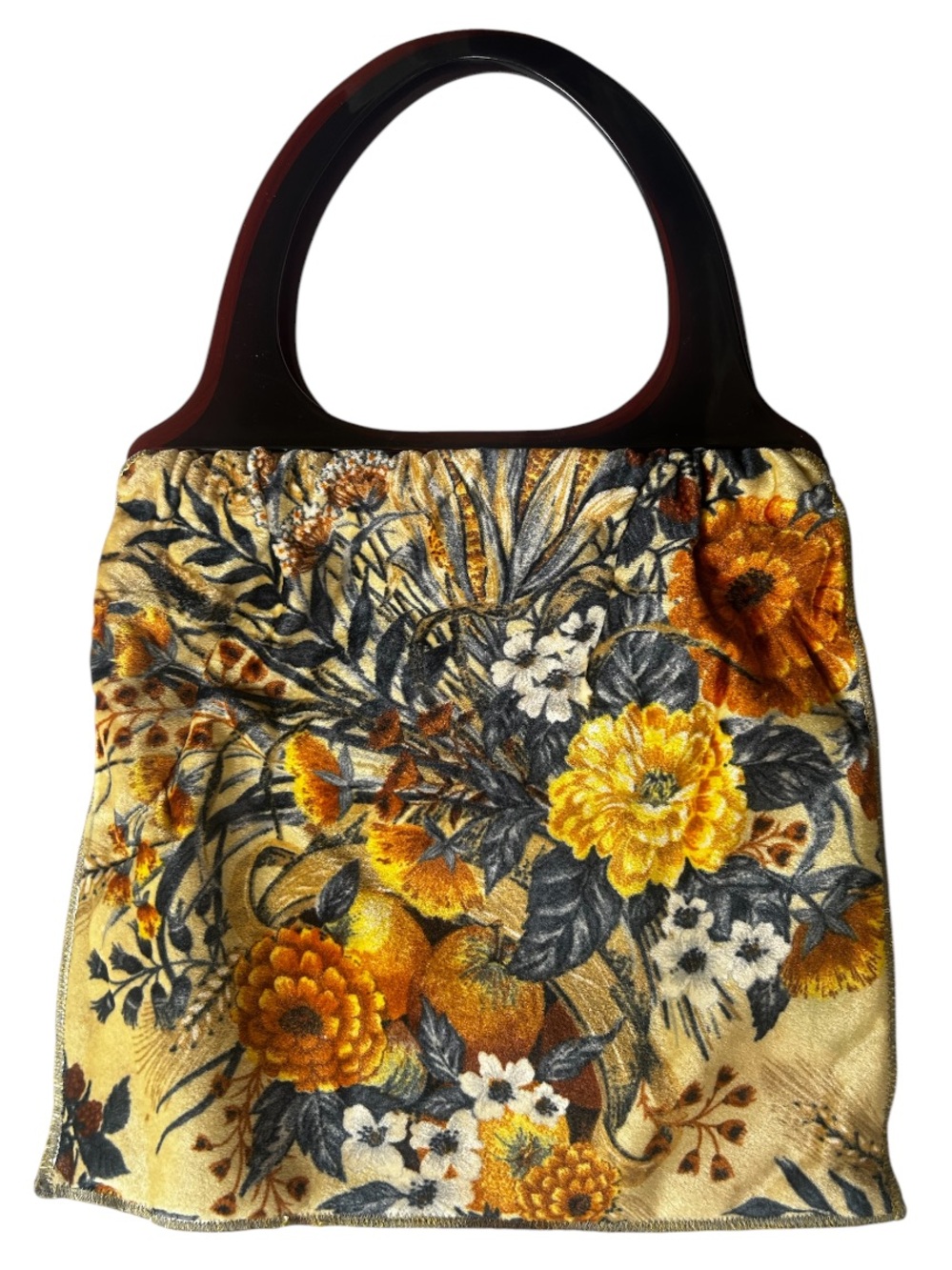 Vintage Floral Carpet Bag